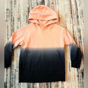 Boys Size 4-5 Hooded Tie-dye Sweatshirt Hoodie With Pockets